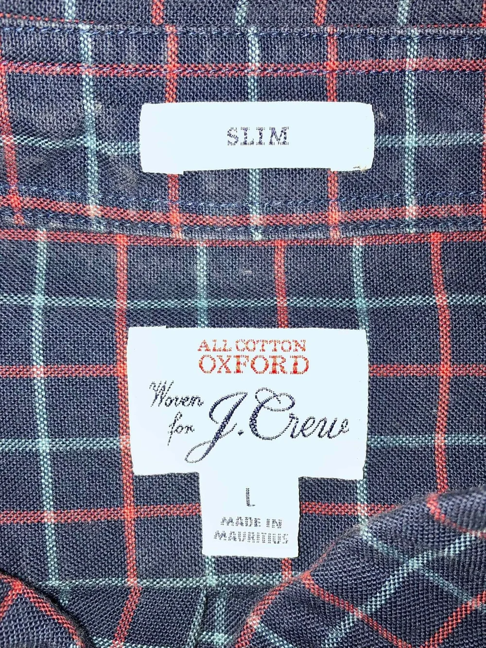 J.Crew Slim-Fit Pima Cotton Oxford Button-Up Shirt L
